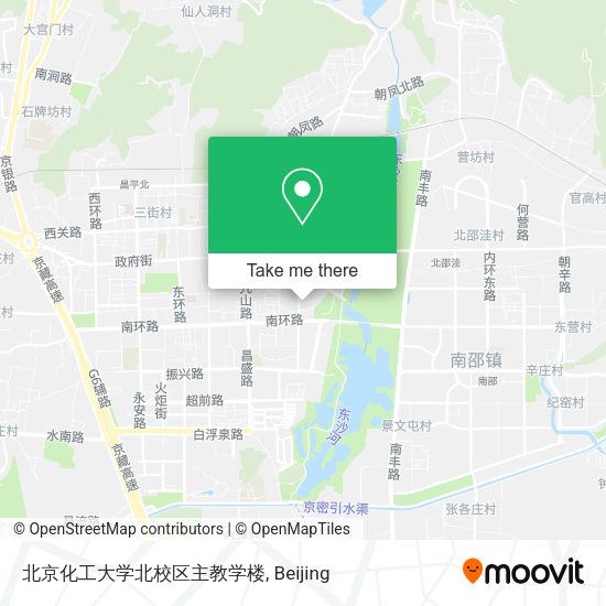 北京化工大学北校区主教学楼 map