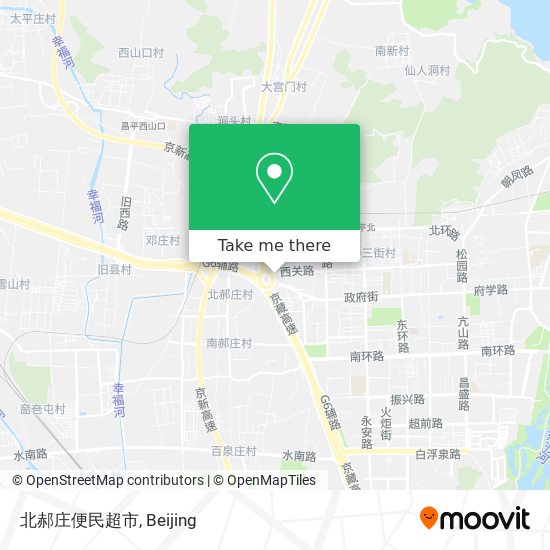 北郝庄便民超市 map