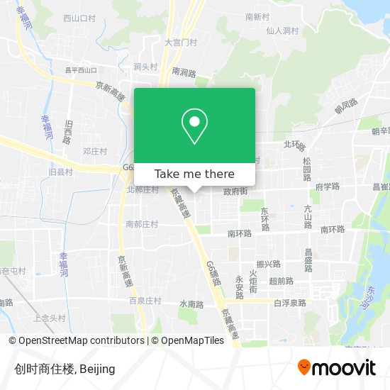 创时商住楼 map
