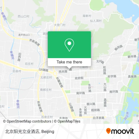 北京阳光立业酒店 map