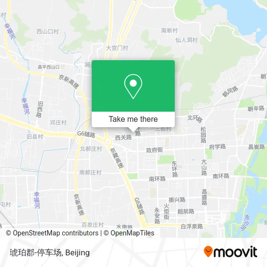 琥珀郡-停车场 map