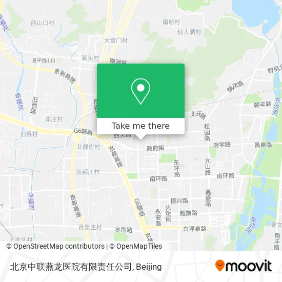 北京中联燕龙医院有限责任公司 map