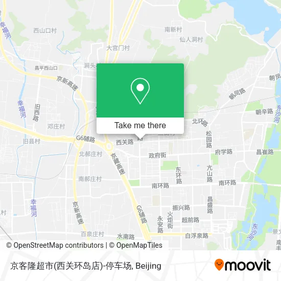 京客隆超市(西关环岛店)-停车场 map