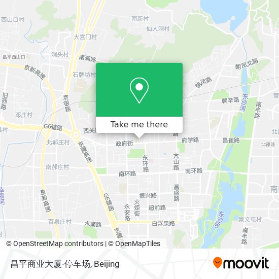 昌平商业大厦-停车场 map