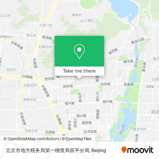 北京市地方税务局第一稽查局昌平分局 map
