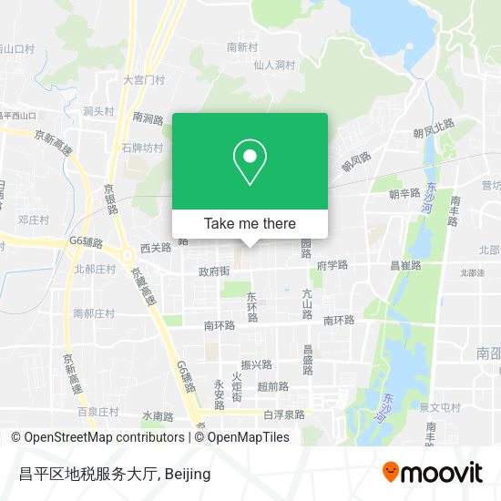 昌平区地税服务大厅 map