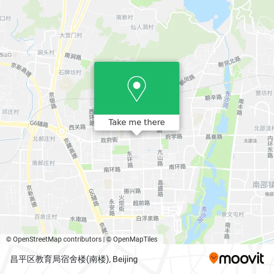 昌平区教育局宿舍楼(南楼) map