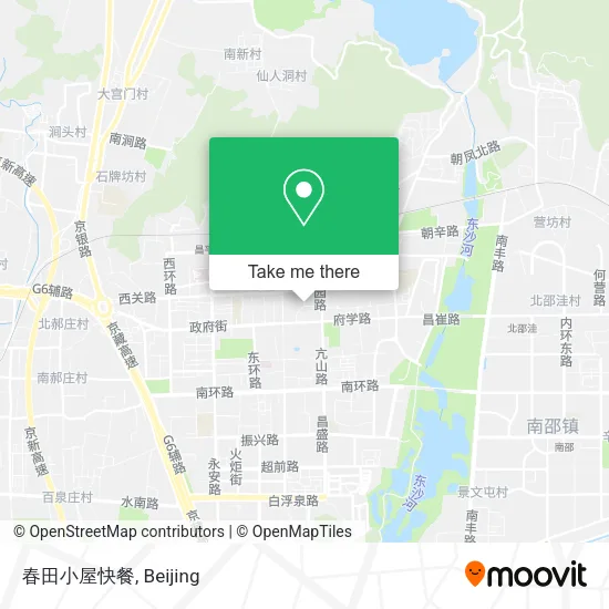 春田小屋快餐 map