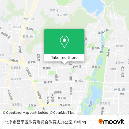 北京市昌平区教育委员会教育志办公室 map