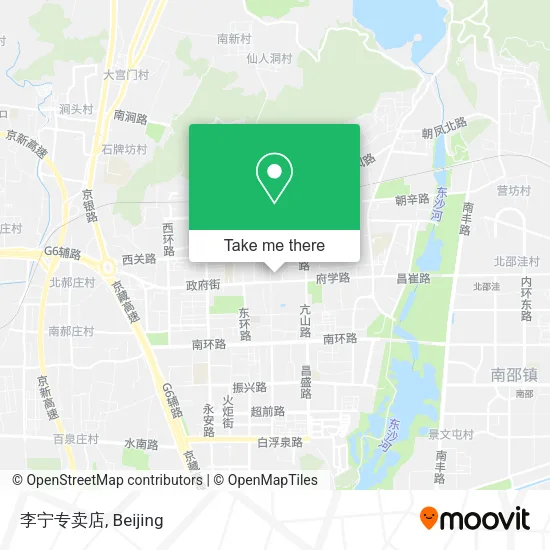 李宁专卖店 map