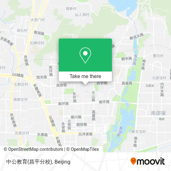中公教育(昌平分校) map