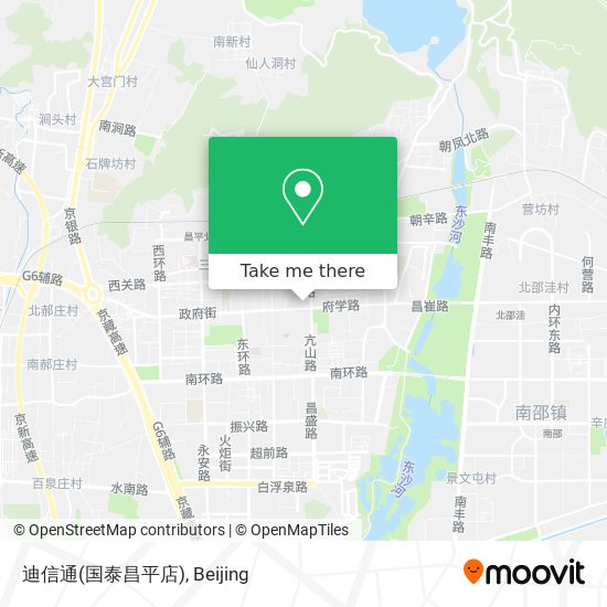 迪信通(国泰昌平店) map