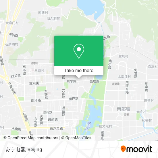 苏宁电器 map