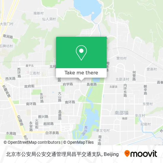 北京市公安局公安交通管理局昌平交通支队 map