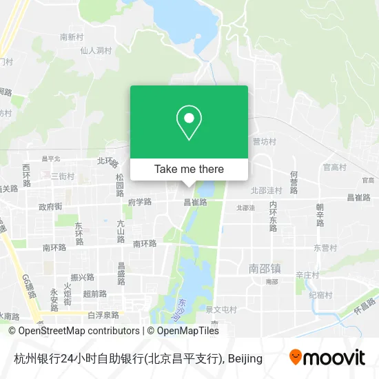 杭州银行24小时自助银行(北京昌平支行) map