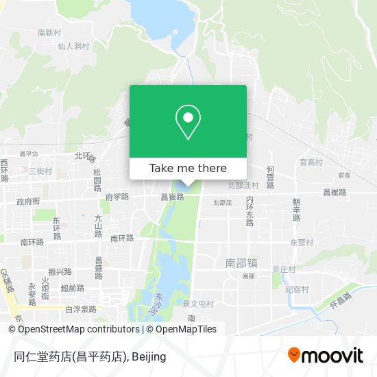 同仁堂药店(昌平药店) map