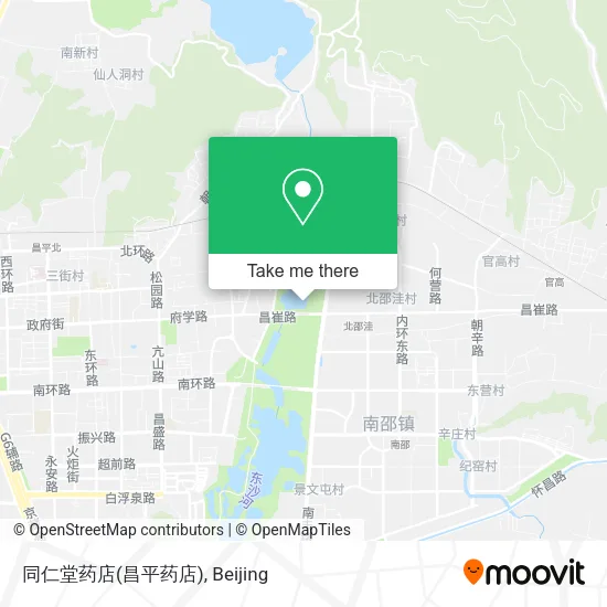 同仁堂药店(昌平药店) map