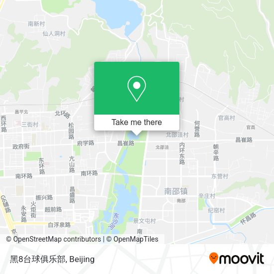 黑8台球俱乐部 map