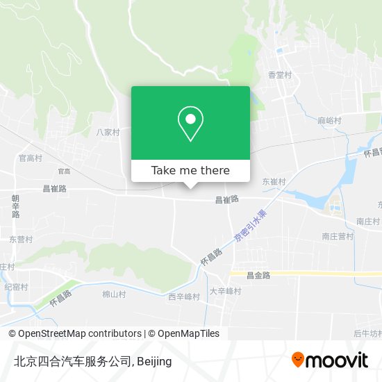 北京四合汽车服务公司 map