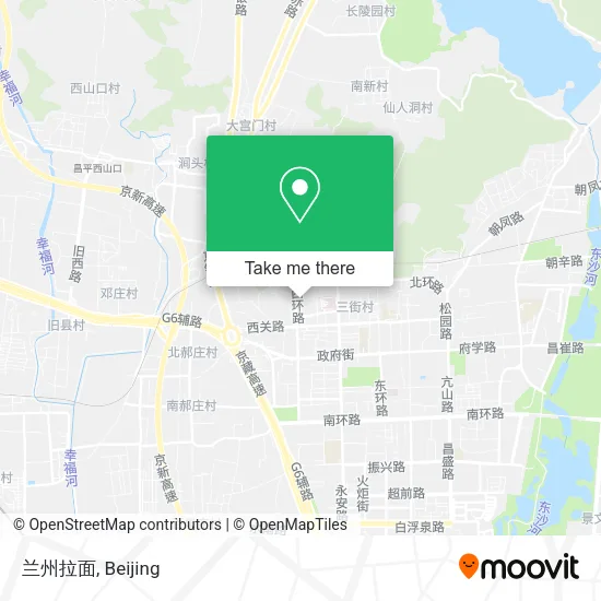 兰州拉面 map