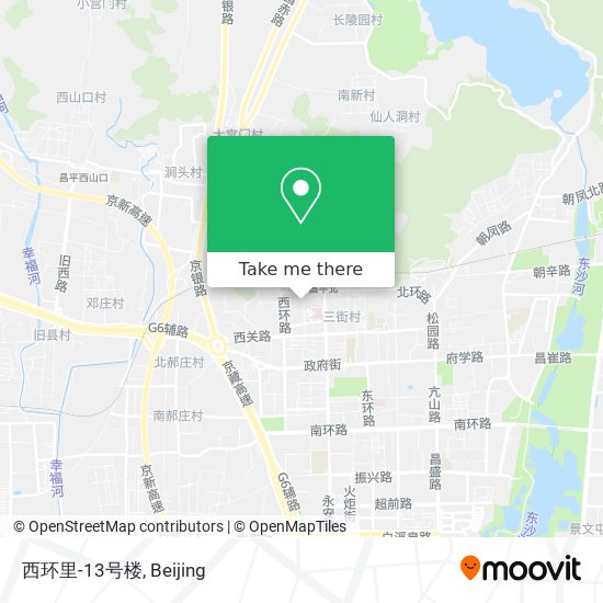 西环里-13号楼 map