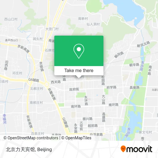 北京力天宾馆 map