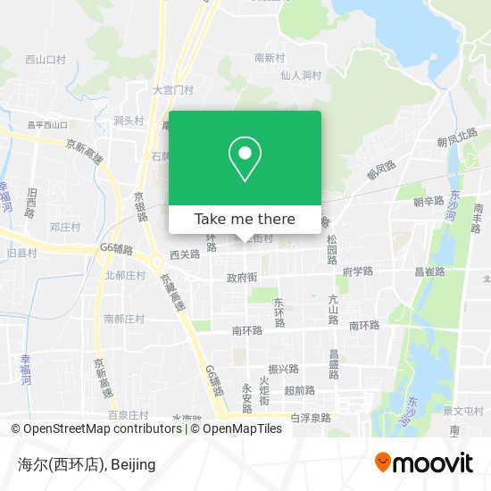 海尔(西环店) map