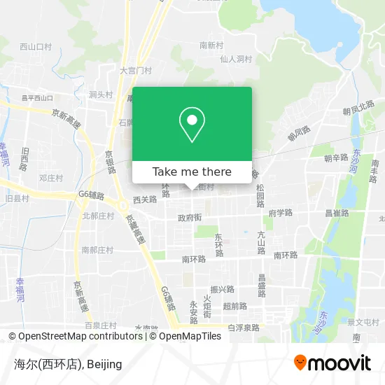 海尔(西环店) map