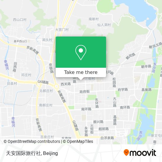 天安国际旅行社 map