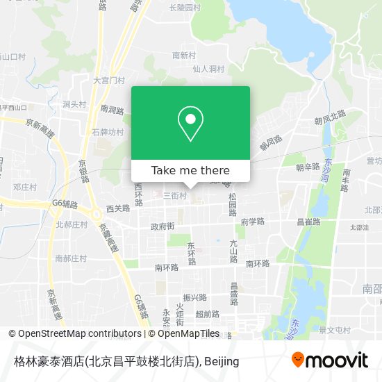 格林豪泰酒店(北京昌平鼓楼北街店) map