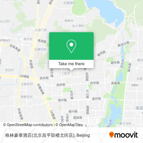 格林豪泰酒店(北京昌平鼓楼北街店) map