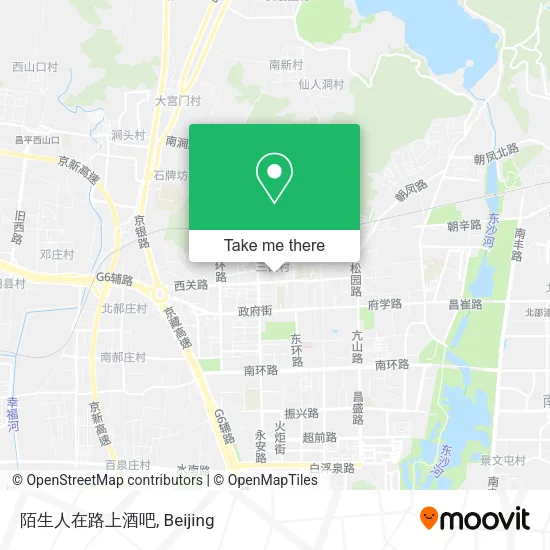 陌生人在路上酒吧 map