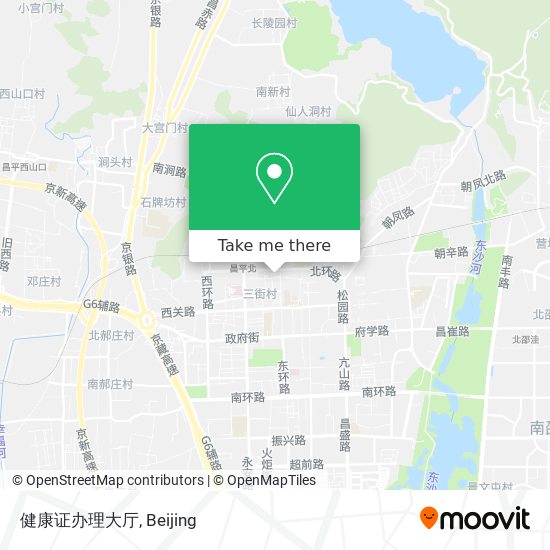 健康证办理大厅 map
