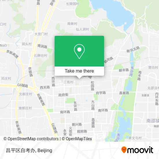 昌平区自考办 map