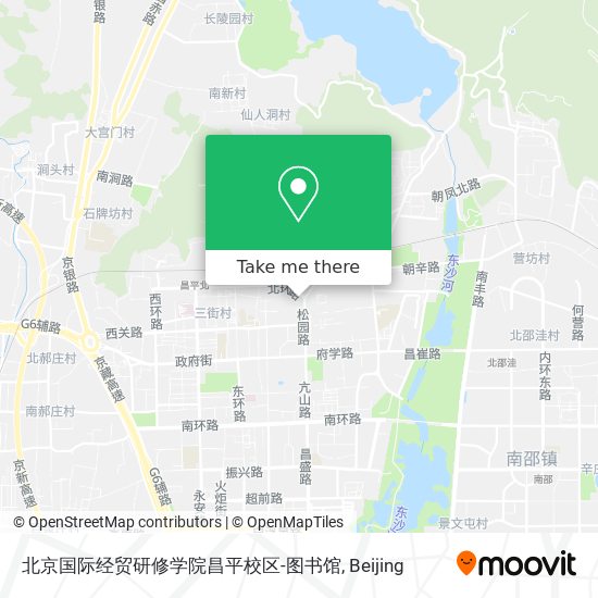 北京国际经贸研修学院昌平校区-图书馆 map