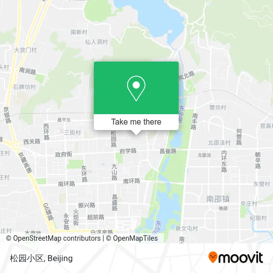 松园小区 map