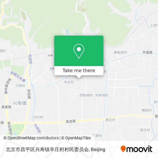 北京市昌平区兴寿镇辛庄村村民委员会 map
