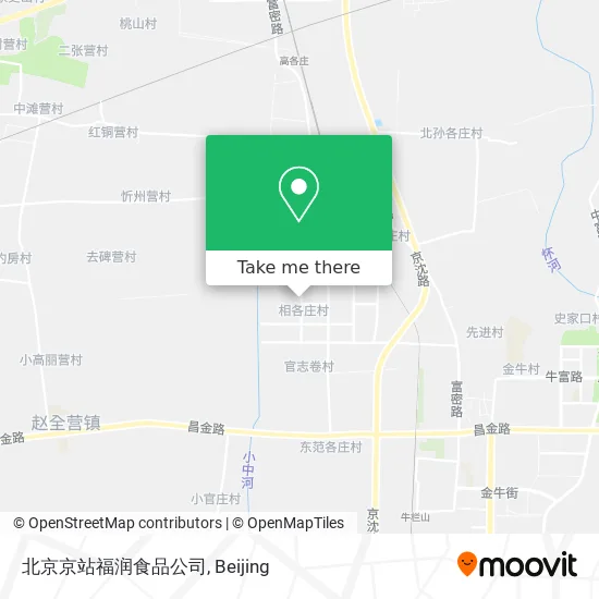 北京京站福润食品公司 map