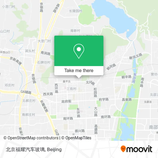 北京福耀汽车玻璃 map