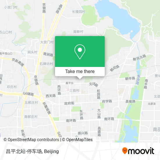 昌平北站-停车场 map