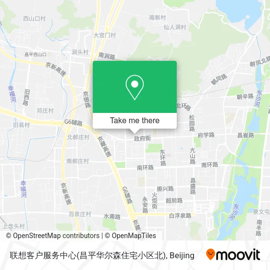 联想客户服务中心(昌平华尔森住宅小区北) map