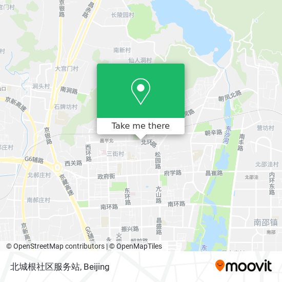 北城根社区服务站 map