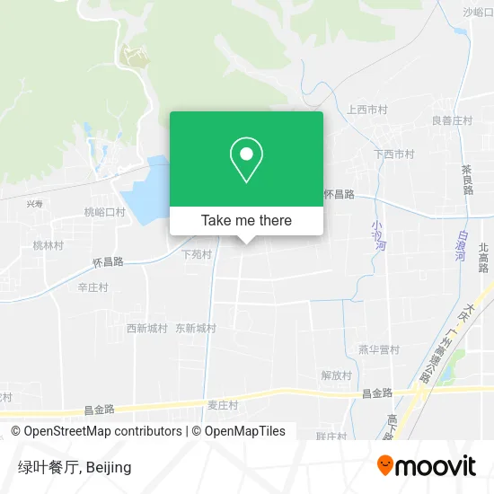 绿叶餐厅 map