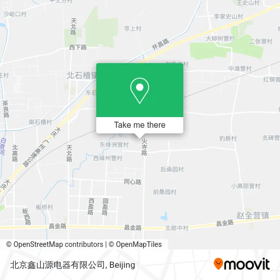 北京鑫山源电器有限公司 map
