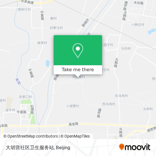 大胡营社区卫生服务站 map