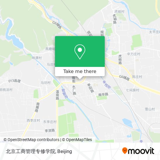 北京工商管理专修学院 map