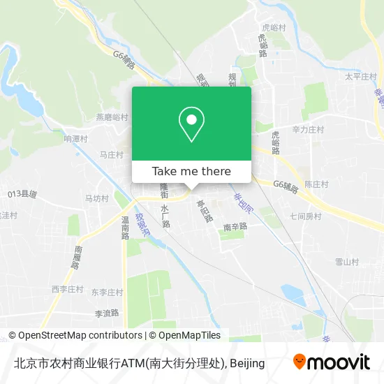 北京市农村商业银行ATM(南大街分理处) map