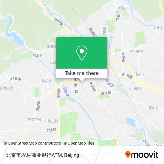 北京市农村商业银行ATM map
