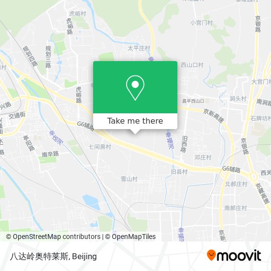 八达岭奥特莱斯 map