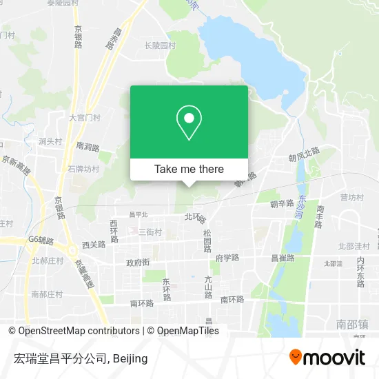 宏瑞堂昌平分公司 map